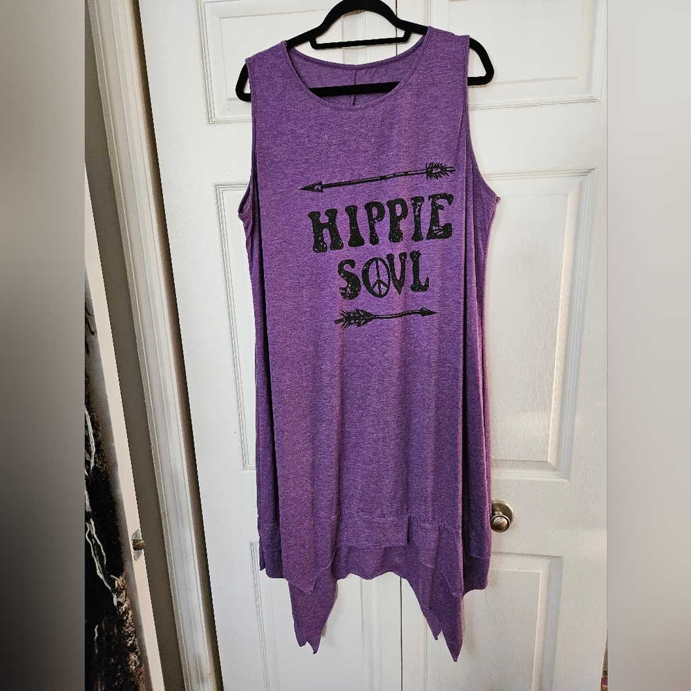 Purple Tank Top HIPPIE SOUL Dress